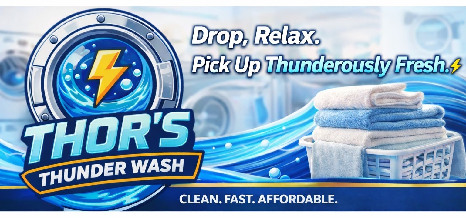 Thor's Thunder Wash — Drop, Relax. Pick Up Thunderously Fresh.